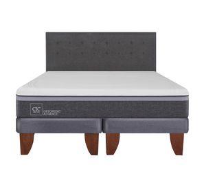 Cama europea king Ortopedic advance + respaldo Éufrates Cic