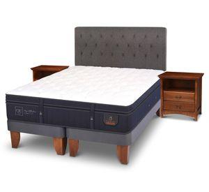 Cama europea king Súper premium + set Kavery/ Indo Cic
