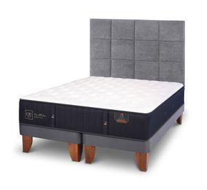 Cama europea king Premium + respaldo Tamesis Cic