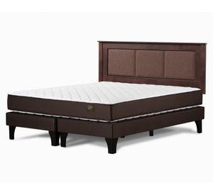 Cama europea 2 plazas Ergo T base dividida + respaldo Rachel
