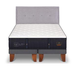 Cama europea 2 plazas Grand premium base dividida + respaldo Ganges Cic