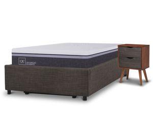 Space Box 1.5 plazas Ortopedic Advance + velador Niger Cic