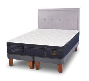 Cama europea 2 plazas Grand premium base dividida + respaldo Ganges Cic