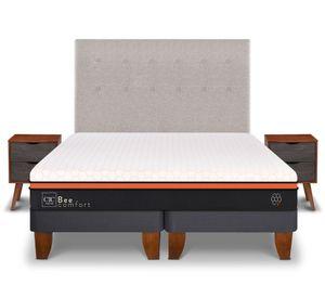 Cama europea 2 plazas Bee Comfort + set Tigris Cic