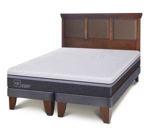 Cama 2 plazas Ortopedic Advance base dividida + respaldo New Torino