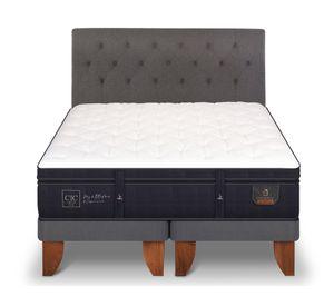 Cama europea 2 plazas Súper premium base dividida + respaldo Kavery Cic