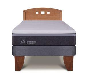 Cama europea 1.5 plazas Ortopedic Advance + respaldo Gales Cic