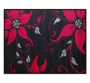 Alfombra 80x120 cm Frize carved D1 negro Idetex