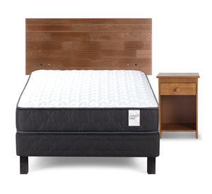 Cama europea 1.5 plazas x190 cm Wave + set Tabor