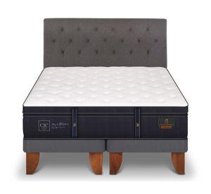 Cama europea 2 plazas Grand premium base dividida + respaldo Kavery Cic