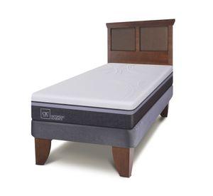 Cama europea 1.5 plazas Ortopedic Advance + respaldo New Torino Cic