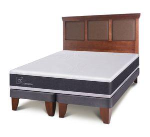 Cama europea king New Ortopedic + respaldo New Torino Cic
