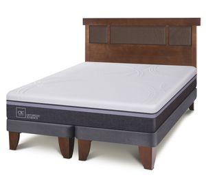 Cama europea king Ortopedic Advance + respaldo New Torino Cic