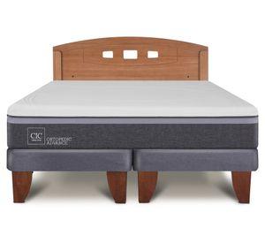 Cama europea 2 plazas Ortopedic Advance + respaldo Gales Cic