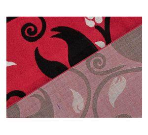 Alfombra 80x120 cm Frize carved D1 rojo Idetex