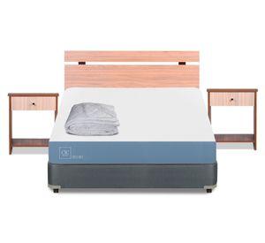Box americano full x 190 cm Excellence + set Olmo + plumón Cic