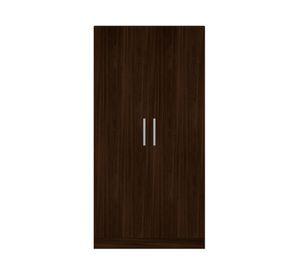 Clóset 2 puertas Pucón tabaco 183x92x45 cm