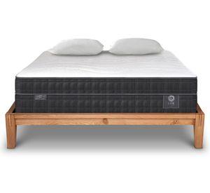 Cama europea Oak 2 plazas Lux + 2 almohadas Cic
