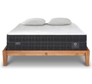 Cama europea Oak King Lux + 2 almohadas Cic