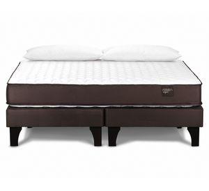 Cama europea King base dividida Ergo T + almohadas