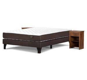 Cama europea 2 plazas Ergo T + 2 veladores Ferrara