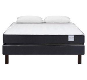 Cama europea 2 plazas Wave + almohadas