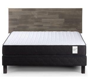 Cama europea 2 plazas x 190 cm Wave + respaldo Tabor Rosen