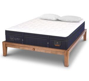 Cama europea Oak King Súper premium + 2 almohadas Cic