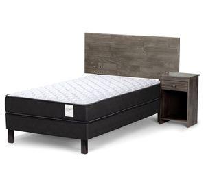 Cama europea 1 plaza x 190 cm Wave + Set Tabor Rosen