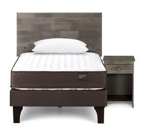 Cama europea 1.5 plazas Ergo T + set Tabor + almohada