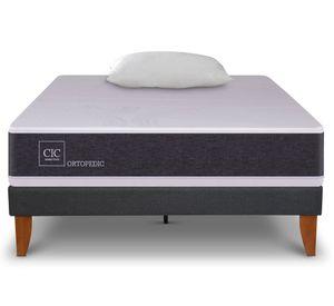 Cama europea Curve New Ortopedic 1.5 plazas + almohada Cic