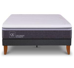 Cama europea Curve Ortopedic Advance 1.5 plazas Cic