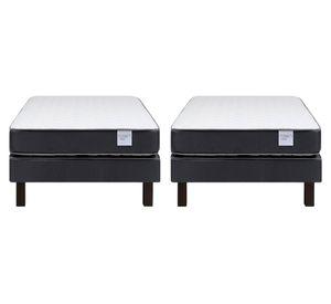 Cama 1 plaza 190 cm Wave 2 unidades