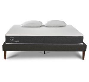 Cama europea curve 2 plazas Ortopedic + 2 Almohadas Cic