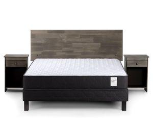 Cama europea 2 plazas x 190 cm Wave + Set Tabor Rosen