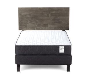 Cama europea 1 plaza x 190 cm Wave + respaldo Tabor Rosen