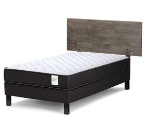 Cama europea 1 plaza x 190 cm Wave + respaldo Tabor Rosen