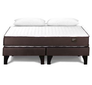 Cama europea 2 plazas Ergo T base dividida + almohadas Light