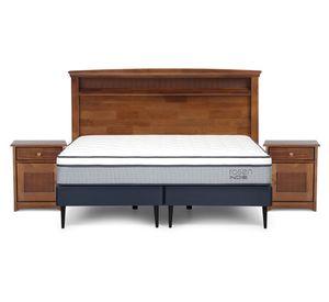 Cama europea 2 plazas base dividida Indie + Set Veneto