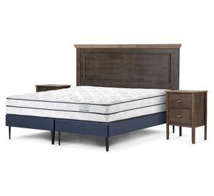 Cama europea King base dividida Autonomy + set Anna