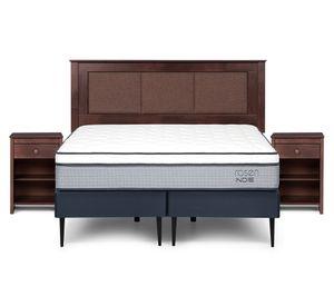 Cama europea 2 plazas base dividida Indie set Rachel
