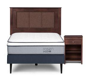 Cama europea 1 plaza Indie + set Rachel