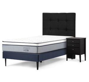 Cama europea 1 plaza Indie + set Issey grafito