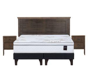 Cama europea 2 plazas Art 4 + set Anna Rosen