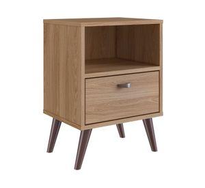 Velador Honey 1 cajón café Be Design
