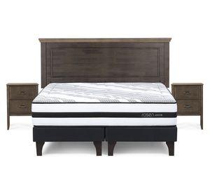 Cama europea 2 plazas base dividida Driven + set Ana Rosen