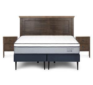 Cama europea 2 plazas base dividida Indie + set Anna
