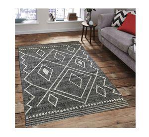 Alfombra 160x230 cm Sisal Atenea gris Idetex
