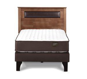 Cama europea Ergo T 1.5 plazas + respaldo Ferrara