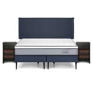 Cama europea 2 plazas base dividida Indie + Set Maurice